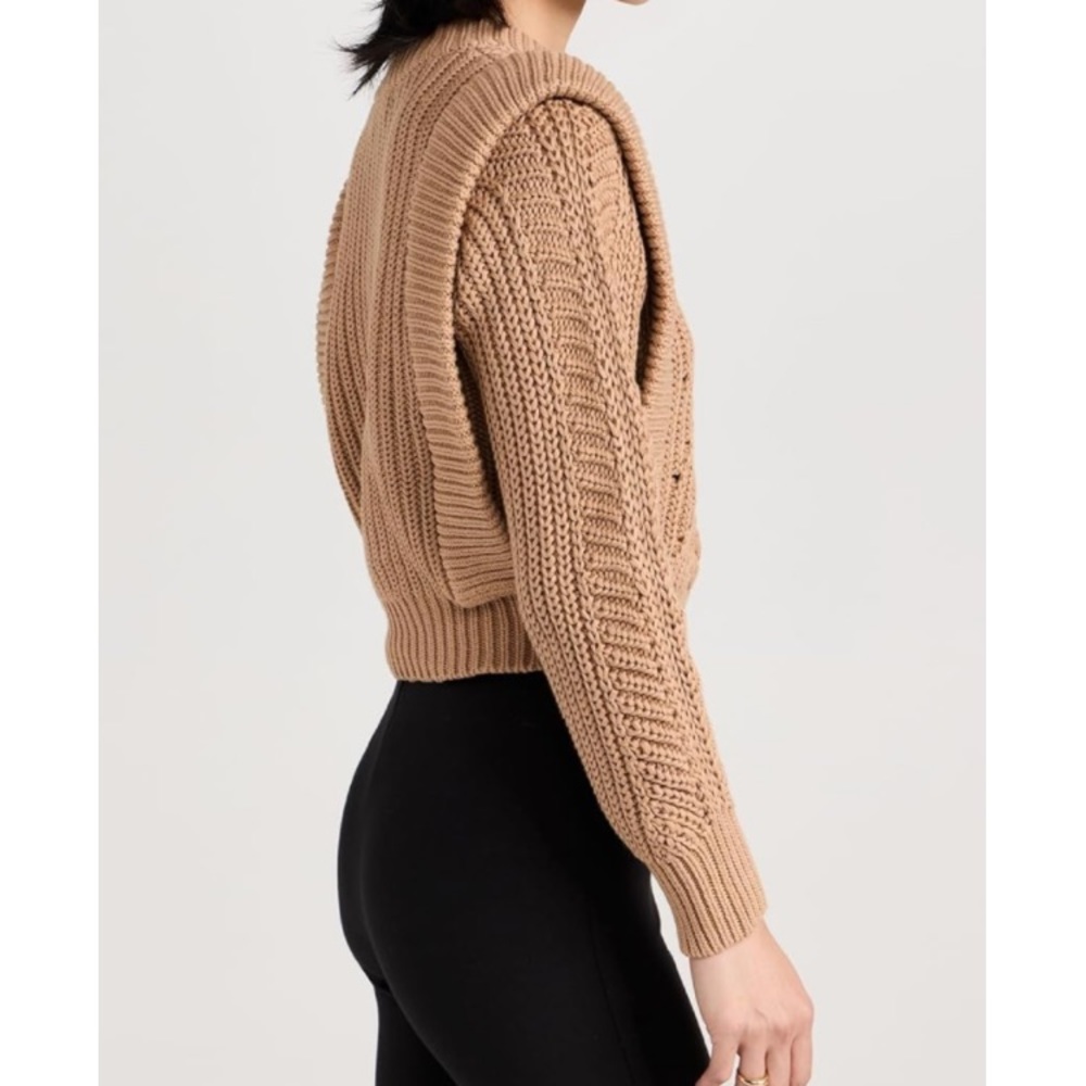 Nwt English Factory Tan Knitted String Shoulder S… - image 4